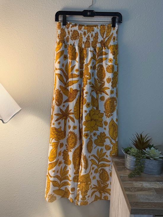 Cider Pants - Cider White & Mustard Floral Pants